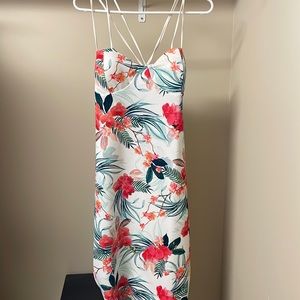 Missguided tropical resort dress